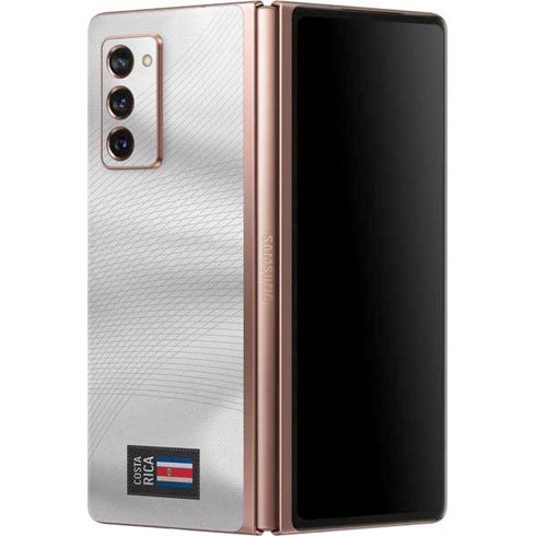 Costa Rica Soccer Flag Galaxy Z Fold2 5G Skin